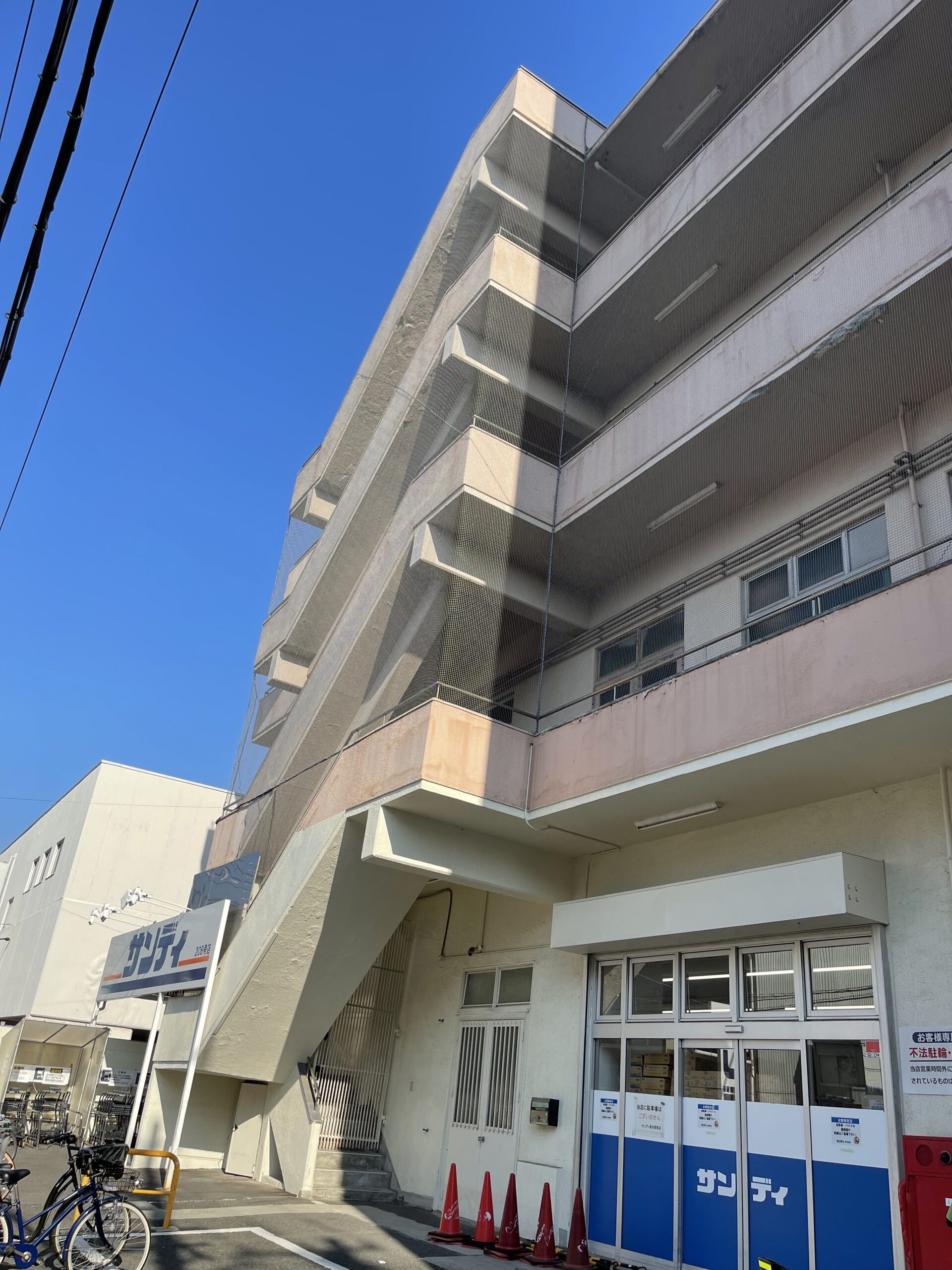 鳥よけネット工事
